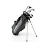 Costway Complete Men Golf Club Set Starters w/Stand Bag 10 Pieces Alloy/Graphite Drive, Right Hand, Grey