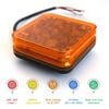 24w Amber Compact Square Led Warning Beacon - Amber | Amber | Permanent