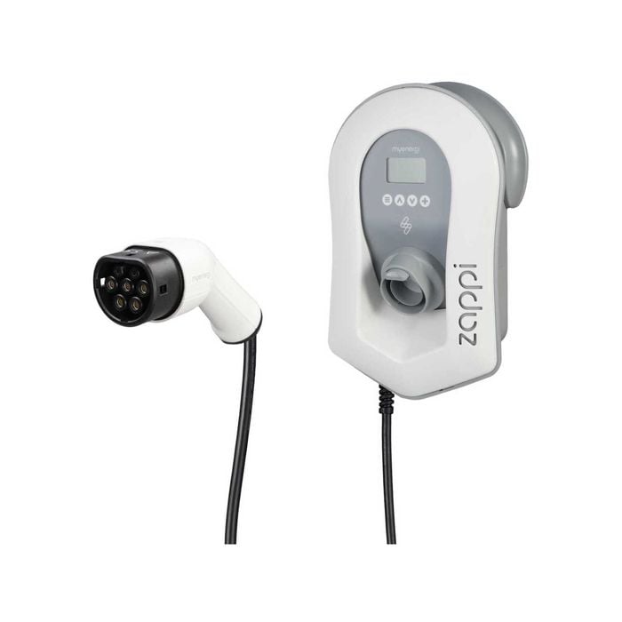 Zappi V2.1 22KW White W/6.5M Type 2 Cable