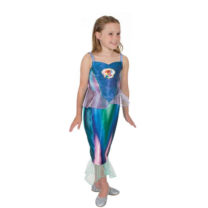Disney Ariel Tlm Live Action Classic Costume Dress Up Party/Halloween Size 6-8y