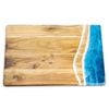 Lynn & Liana Acacia Ocean Vibes Wood/Resin Bread Durable Elegant Serving Board