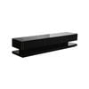 TV Cabinet with 3 Storage Drawers With High Glossy Assembled Entertainment Unit in Black colour