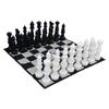 Giant 90cm Plastic Chess Set And Checkers Set Package