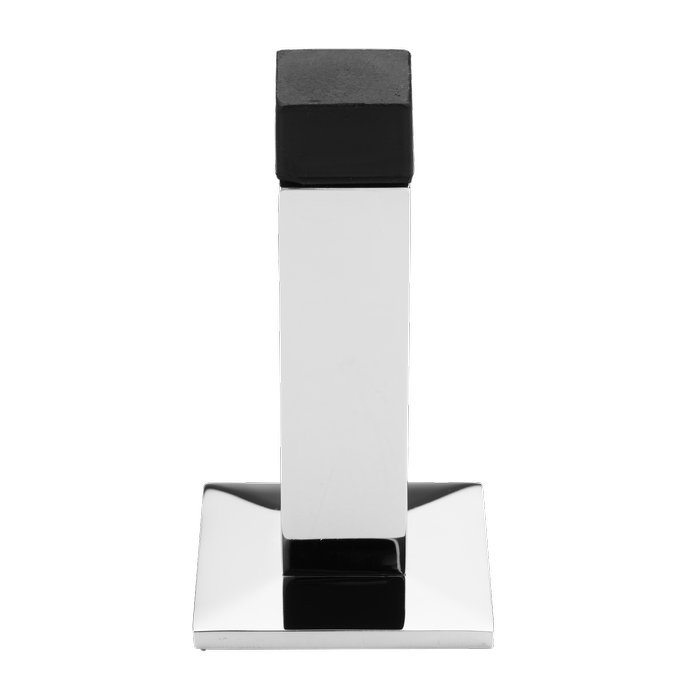 Lemaar 75mm Chrome Plate Square Wall Mount Door Stop