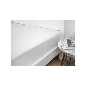 Ardor Boudoir Single Bed Fitted Mattress Protector Microfibre White
