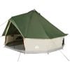 vidaXL Family Tent Tipi 6-Person Green Waterproof tent garden tent
