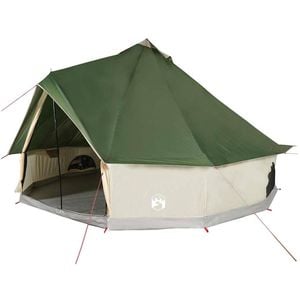 vidaXL Family Tent Tipi 6-Person Green Waterproof tent garden tent