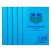 5x Spirax 70gsm 128 Pages A4 8mm Ruled No.p110 Exercise Book School Notebook