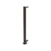 ProtectorAl 1010mm Black Aluminium Flanged 90Â° Balustrade Post