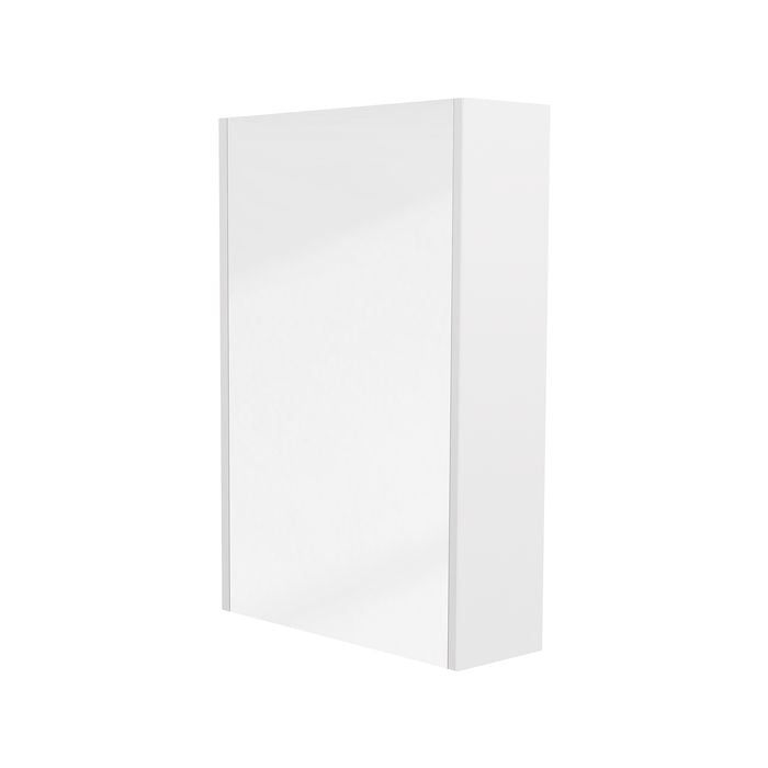 CIBO 600mm White Tonic Mirrored Shaving Cabinet