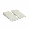 Adoored White Plastic Door Wedge - 4 Pack