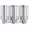 Better Living 300ml Chrome Aviva Triple Chamber Shower Dispenser