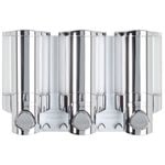 Better Living 300ml Chrome Aviva Triple Chamber Shower Dispenser