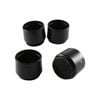 Surface Gard 19mm Black Round External Felt Based Chair Tips - 4 Pack