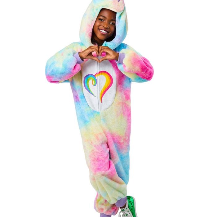 Care Bears Togetherness Bear Halloween Costume Child Official Plush Jumpsuit with Headpiece, Medium