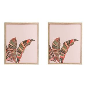 2PK LVD Framed Print Tropicanna Home Decor 45x55cm Rectangle