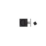 Delf Trade Matt Black Square Privacy Cavity Sliding Door Set