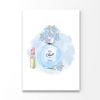 Light Blue Perfume with Lipstick  Print 100% Australian Made 60 x 90cm  (Acrylic)
