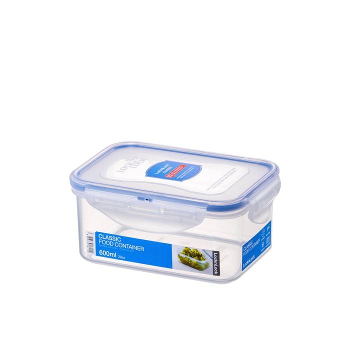 Lock & Lock Classic Rectangular Short Container 600mL