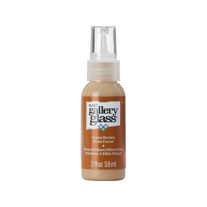 Plaid 59ml Cocoa Brown Gallery Glass Paint