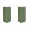 2pk Annabel Trends 14.5cm Stainless Steel Can Cooler Skinny - Khaki