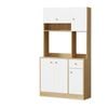Oikiture Buffet Sideboard Storage Cabinet Kitchen Pantry Cupboard