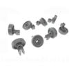 x8 Genuine Asko Dishwasher Lower Basket Wheels Complete Kit (Rollers) 441305