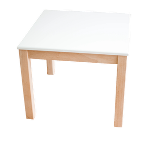 White Top Timber Table