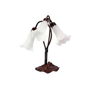 G&g Triple Lily Lamp White