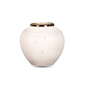 SOGA 21x22cm Ceramic Vase – White