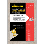 Wagner 3.65 x 4.57m Heavy Duty Canvas Drop Sheet