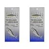 2x Surecatch Wilson Bait Jig - Fish Skin Fishing Rig 6 Hook - Size 8