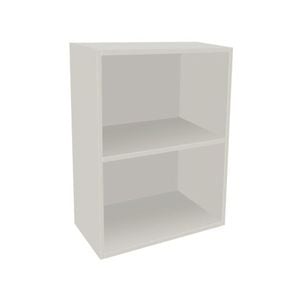 Kaboodle 900-1000mm White Pepper Customisable Deep Open Wall Shelf