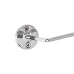 Practa Solutions 300mm Chrome Tea Towel Rail
