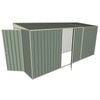 Build-a-Shed 1.5 x 4.5 x 2m Single Hinged Skillion Shed with Hinged Side Door - Green