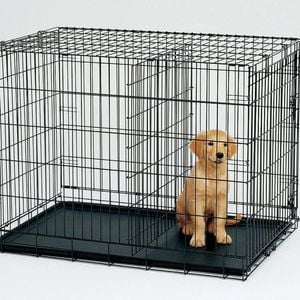 Yes4pets 36' Collapsible Metal Dog Cat Crate Cage Cat Carrier With Divider