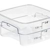 Cambro Square Food Storage Container Fresh Pro Polycarbonate Clear 1.9l Commercial Kitchen Storage