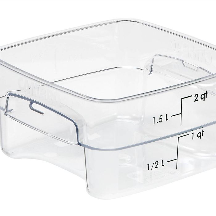 Cambro Square Food Storage Container Fresh Pro Polycarbonate Clear 1.9l Commercial Kitchen Storage