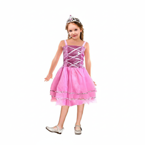 More Than Party Kids Princess Dress Fitted Bodice Flared Skirt Costume LHT Pink