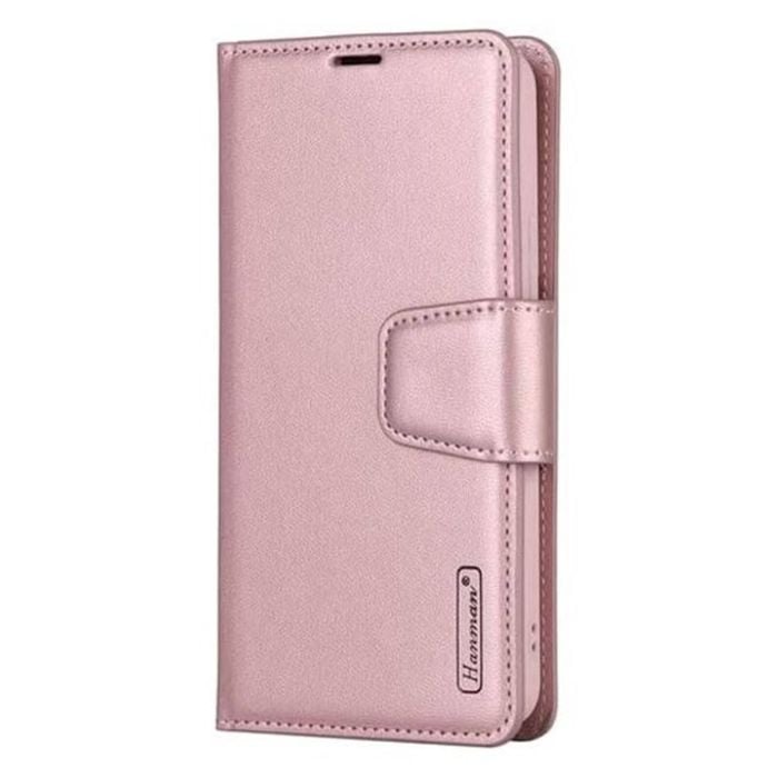 Soka Hanman Wallet Case (suits Galaxy S24) - Rose Gold
