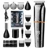 NNEOBA Waterproof 11-in-1 Men's Grooming Kit Cordless Rechargeable Trimmer Black