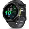 Garmin Forerunner 970 GPS Running Smartwatch - Carbon Grey DLC Titanium with Black Case and Black/Translucent Whitestone Band
