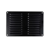 RV Essentials Australia Black Gloss Aluminium Ventilation Louvre Grill 223 x 148mm