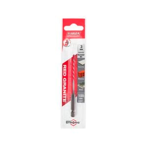 Diablo 3 x 100mm Red Granite Speedemon Drill Bit