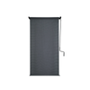 Coolaroo 1.2 x 2.4m Gunmetal Crank Operated Outdoor Blind