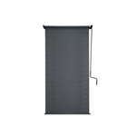 Coolaroo 1.2 x 2.4m Gunmetal Crank Operated Outdoor Blind