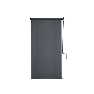 Coolaroo 1.2 x 2.4m Gunmetal Crank Operated Outdoor Blind