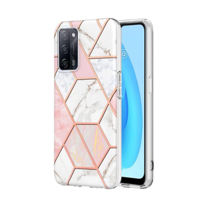 Marble Shockproof Silicone Phone Case - For Samsung Galaxy S8 Plus (Pink)