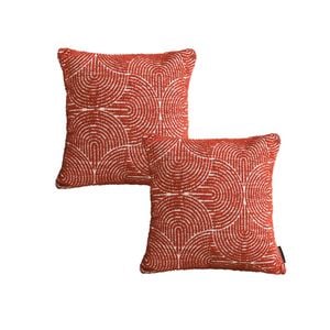 SOGA 2X 45cm Orange Oversized Lumbar Throw Pillows