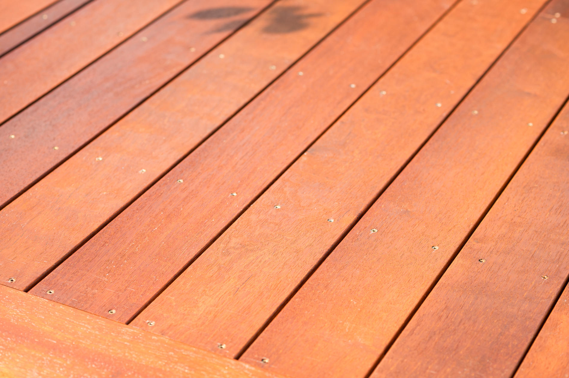 Close up of deck 